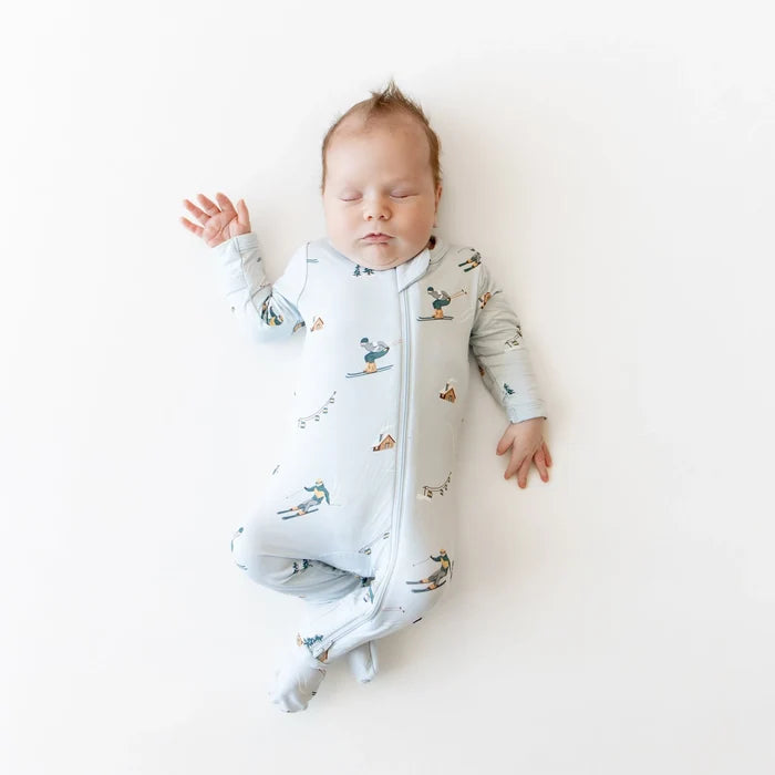 Kyte Baby Zippered Footie - Ski