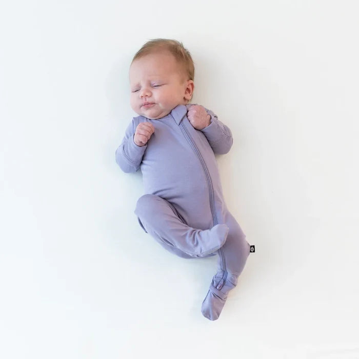 Kyte Baby Zippered Footie - Taro