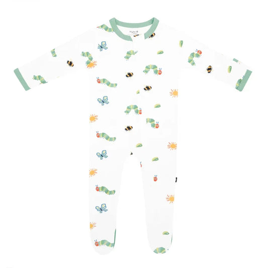Kyte Baby Zippered Footie - The Very Hungry Caterpillar