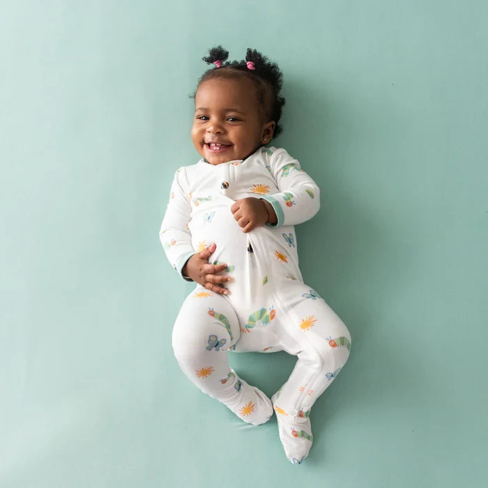 Kyte Baby Zippered Footie - The Very Hungry Caterpillar