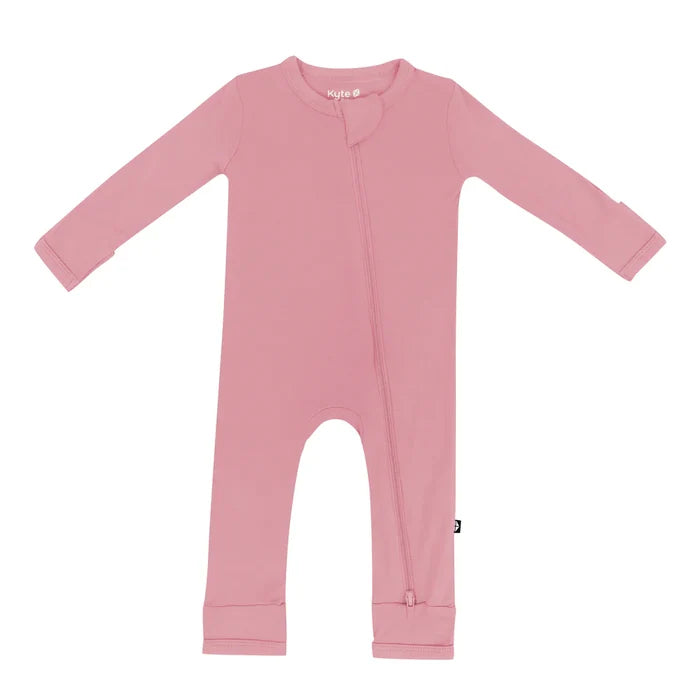 Kyte Baby Zippered Romper - Apple Blossom