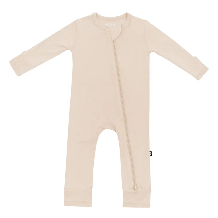 Kyte Baby Zippered Romper - Bisque