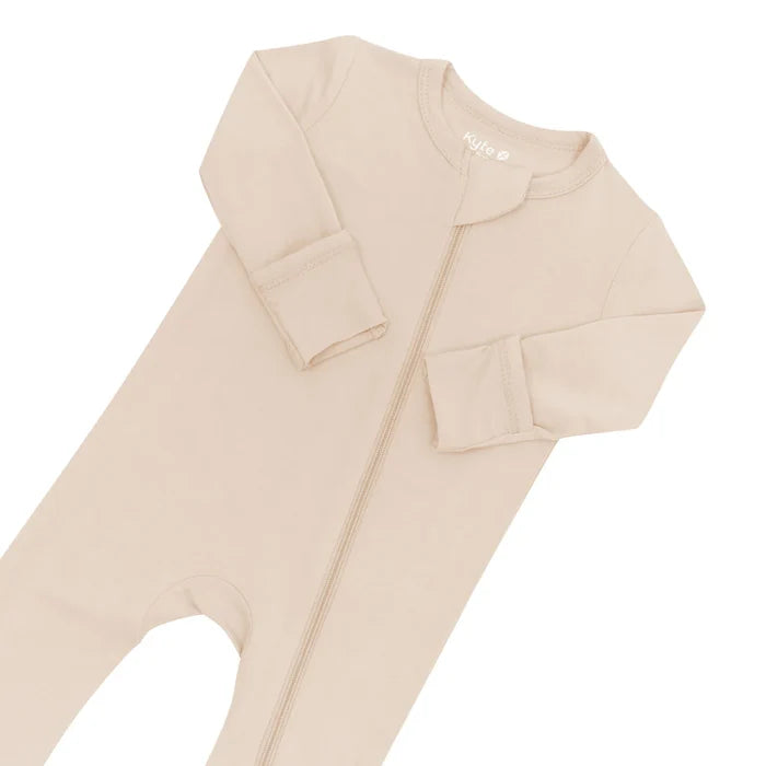 Kyte Baby Zippered Romper - Bisque