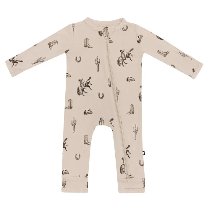 Kyte Baby Zippered Romper - Classic Cowboy