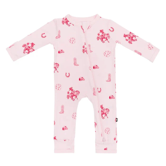 Kyte Baby Zippered Romper - Disco Cowgirl