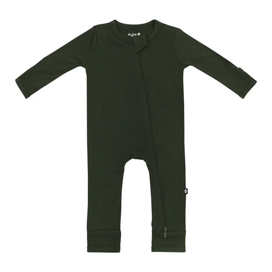 Kyte Baby Zippered Romper - Fir