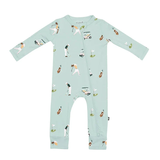 Kyte Baby Zippered Romper - Golf