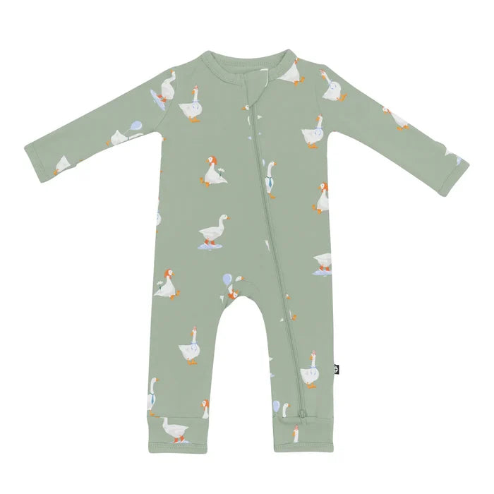 Kyte Baby Zippered Romper - Silly Goose