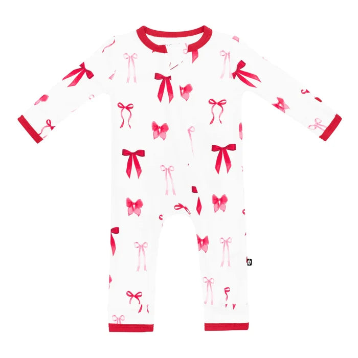 Kyte Baby Zippered Romper - Small Love Bow