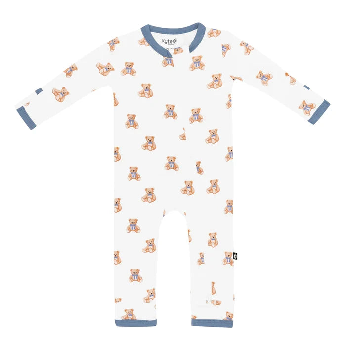 Kyte Baby Zippered Romper - Teddy Bear