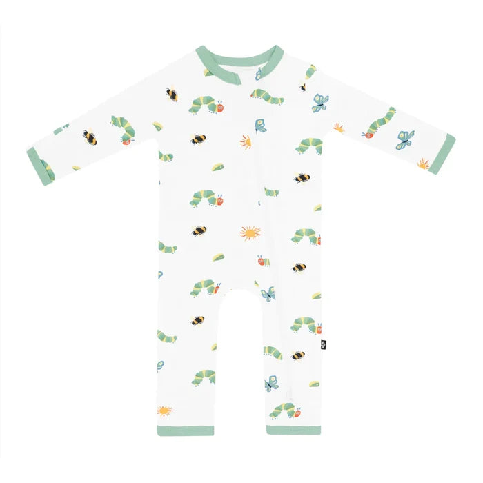 Kyte Baby Zippered Romper - The Very Hungry Caterpillar