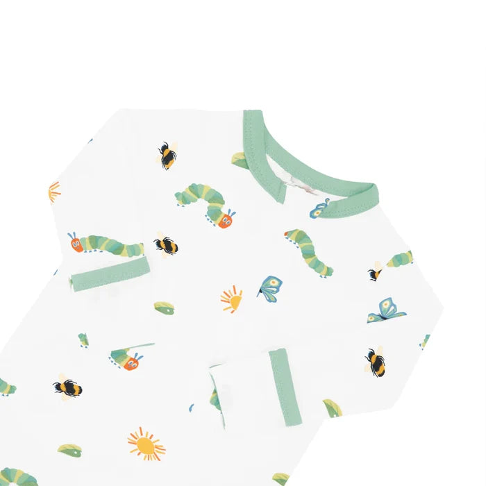 Kyte Baby Zippered Romper - The Very Hungry Caterpillar