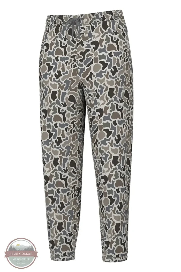 Local Boy Outfitters L1600022 Men's Joggers in Localflage Camo front view with drawstring