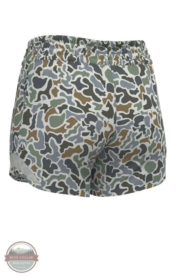 Local Girl Outfitters L5160012 LG Vista Shorts rear view of localflage bluff