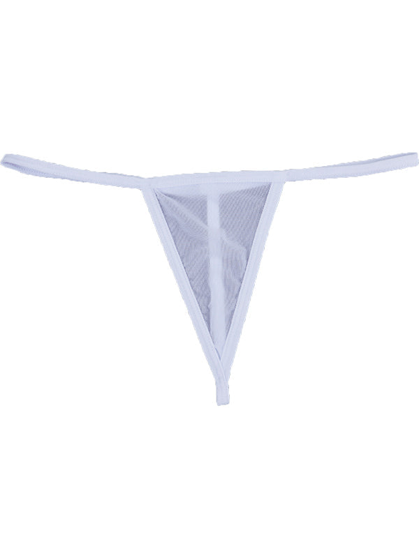 Lace Print T-back Panties