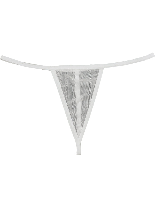 Lace Print T-back Panties