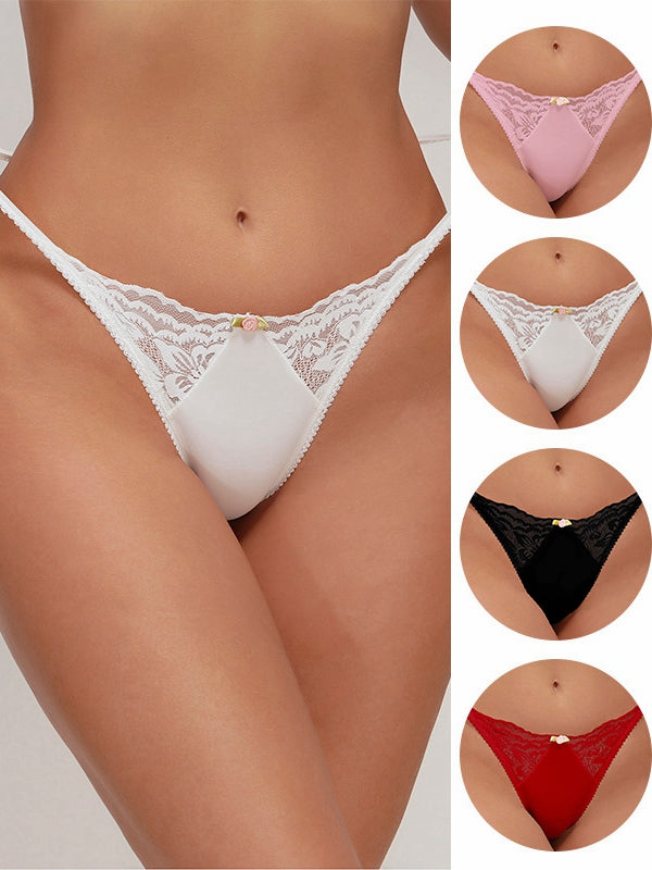 Lace T-back Panties