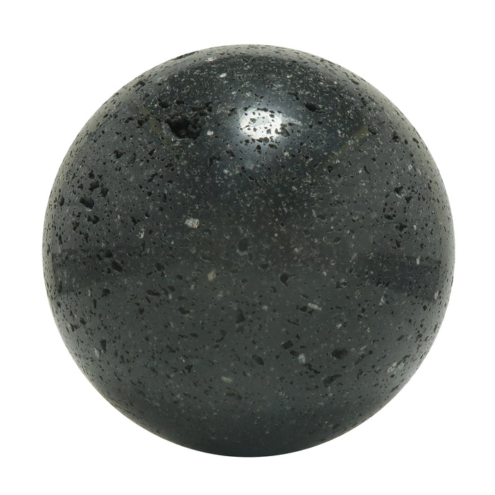 Lava Sphere Volcano Power Black Basalt Crystal Ball