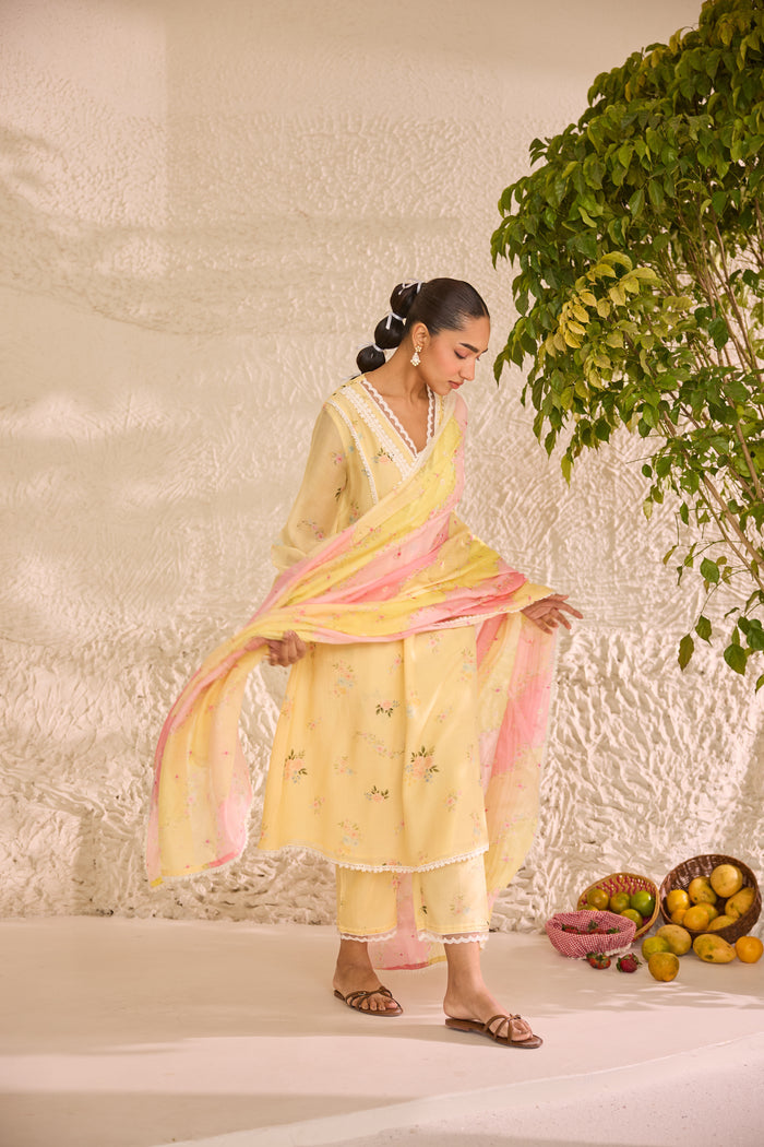 Lavanya Chanderi Kurta Set