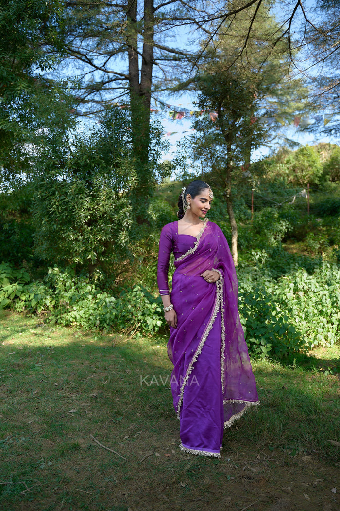 Leela Silk Organza Sari