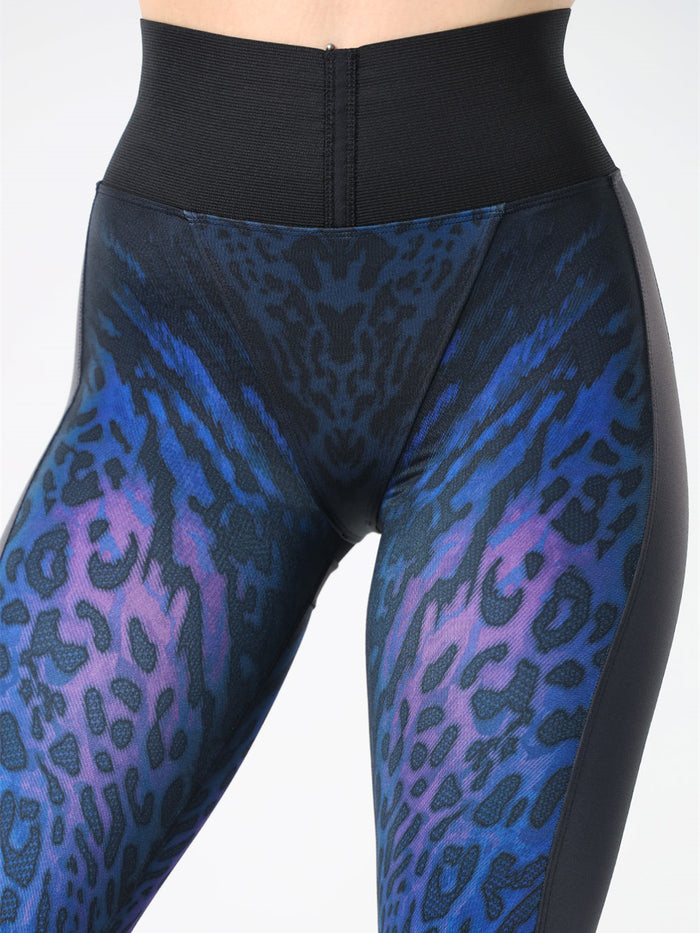 Leopard Print Fly-Eye Hip-lift Leggings