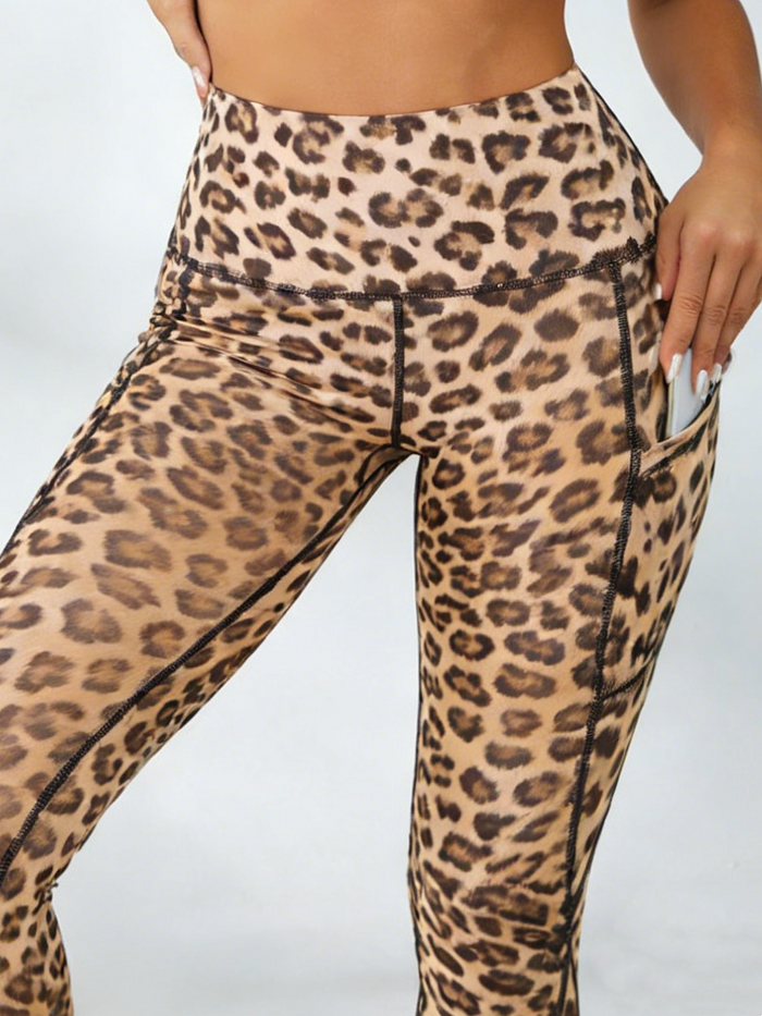Leopard Print Pocket Leggings