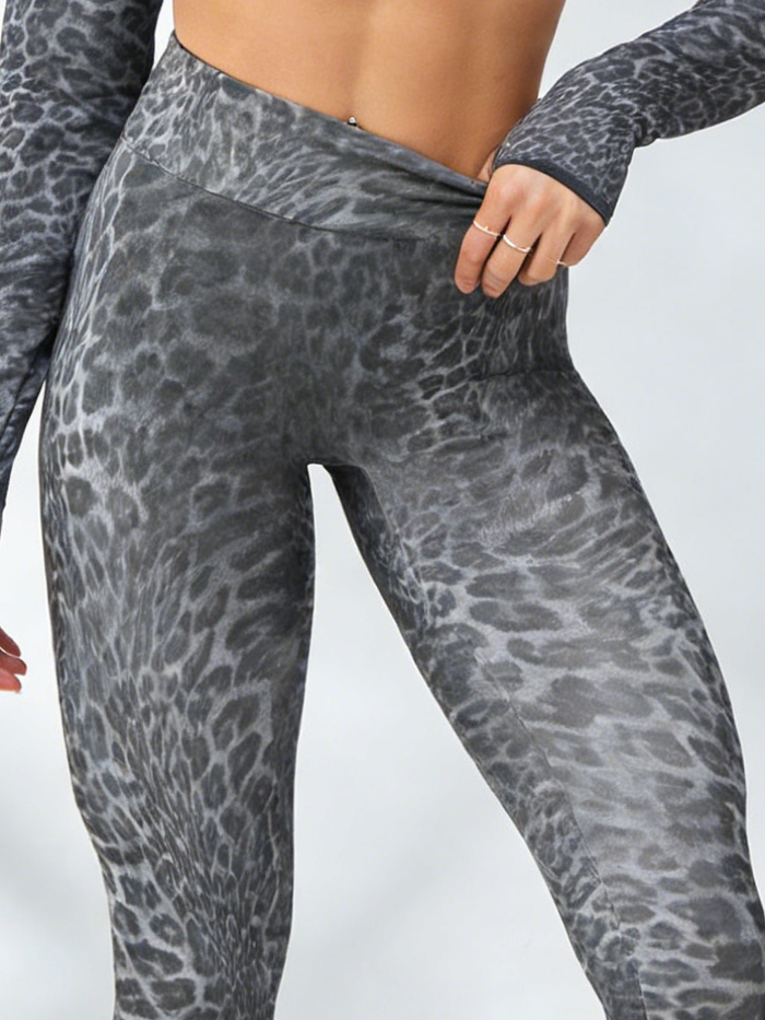 Leopard Print Scrunch Bum Leggings