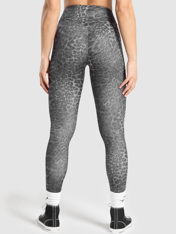 Leopard Print Scrunch Bum Leggings