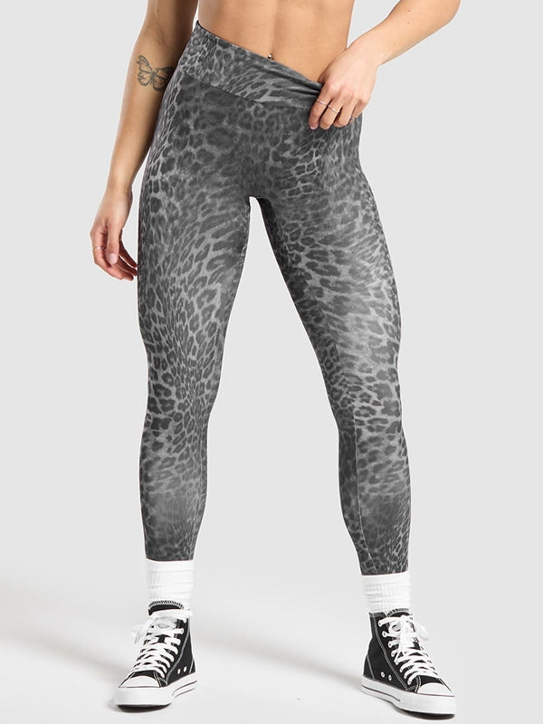 Leopard Print Scrunch Bum Leggings