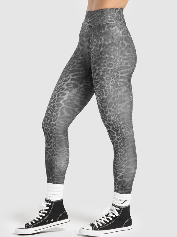Leopard Print Scrunch Bum Leggings