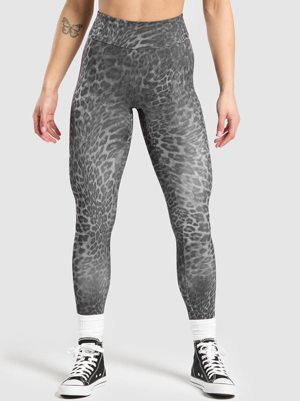 Leopard Print Scrunch Bum Leggings