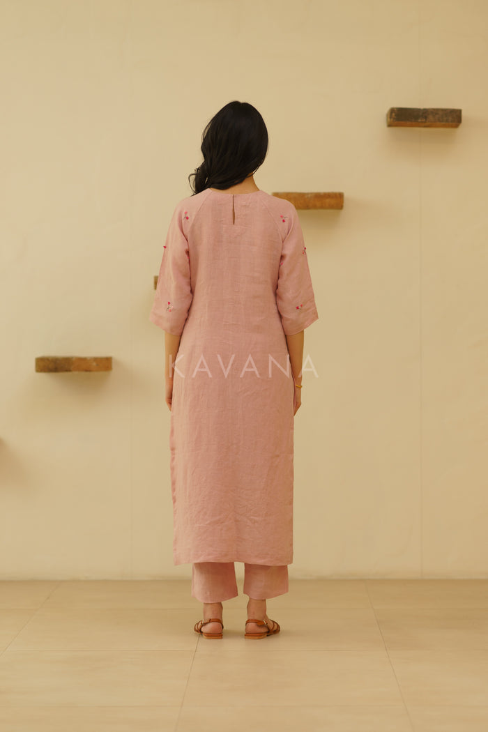 Libas Linen Kurta Set