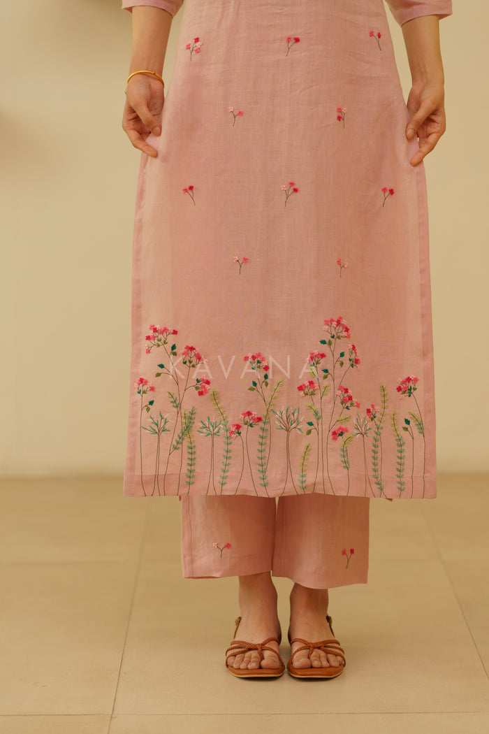 Libas Linen Kurta Set