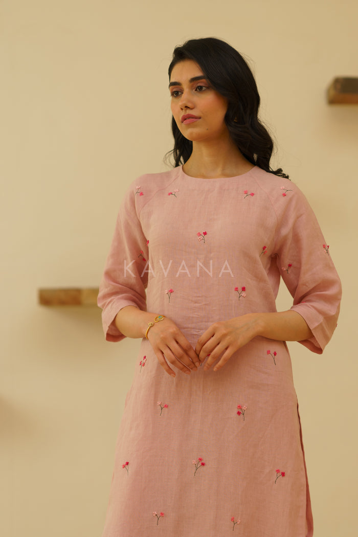 Libas Linen Kurta Set