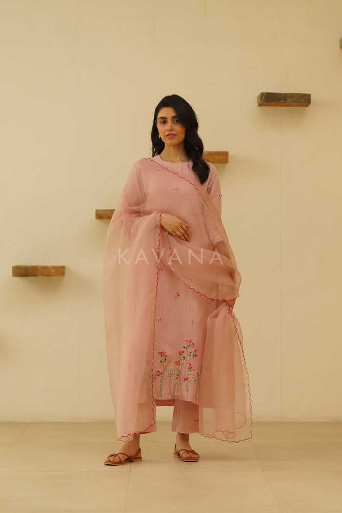 Libas Linen Kurta Set