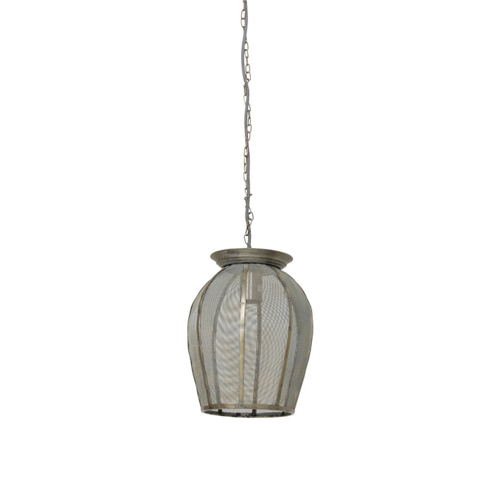 LightMakers 3050218 SIGRID Hanging Lamp Open Design, Goldbronze Antique