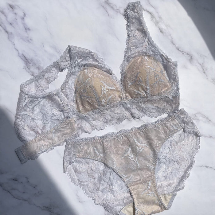 Lily Long Bralette | Gray