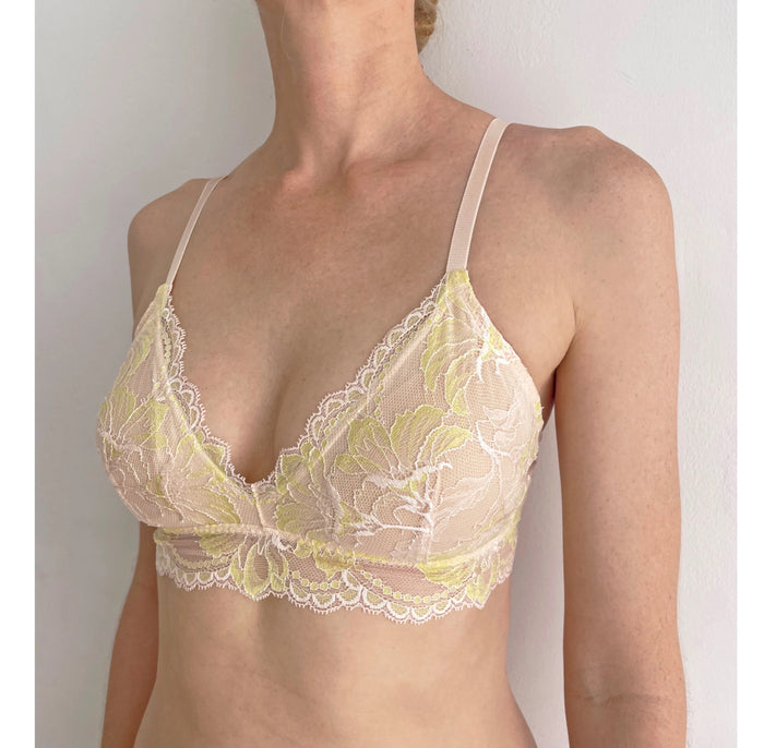 Lily  Triangle Bralette | Yellow
