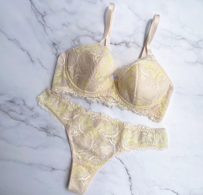 Lily Underwire Bra | Yellow