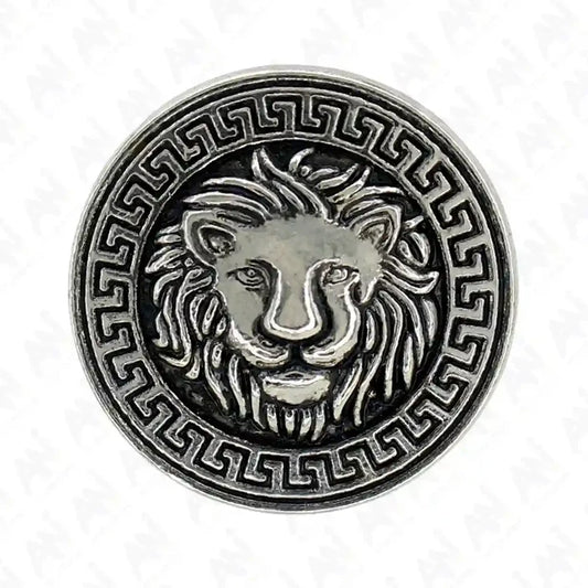 Detailed style lion shank buttons by Ani Accessories. Perfect for all styles