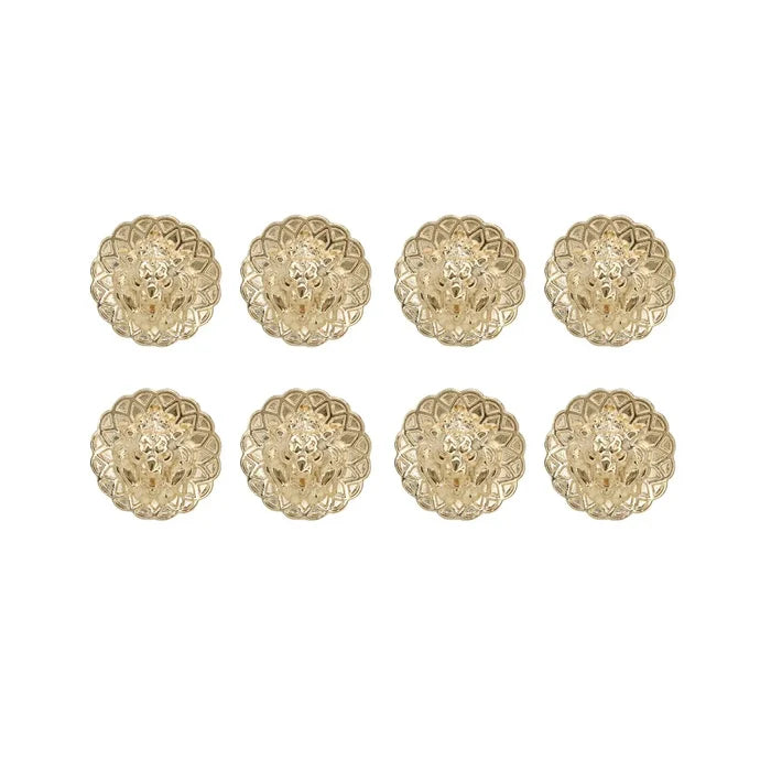 Lion Head Buttons for Clothing and Accessories | 18mm(28L) & 22mm(34L)