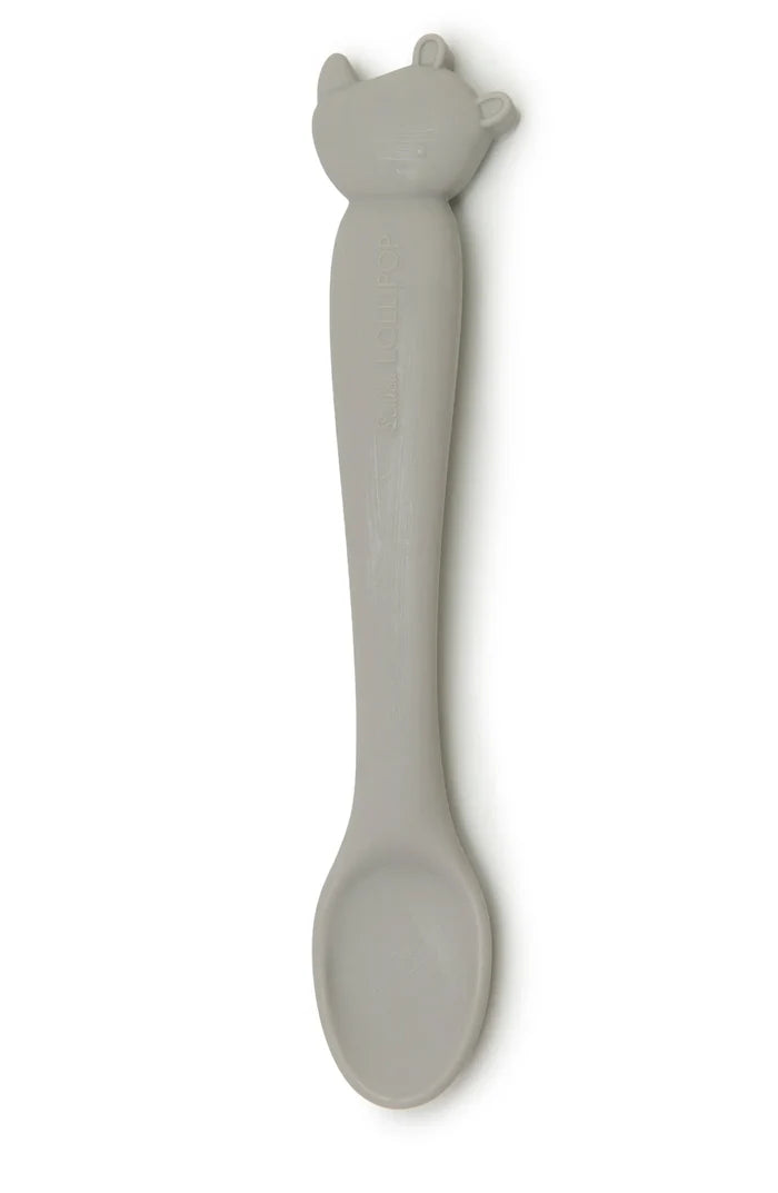Loulou Lollipop Born to be Wild Feeding Spoon - Rhino