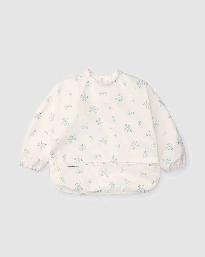 Loulou Lollipop Long Sleeve Bib - Ditsy Floral