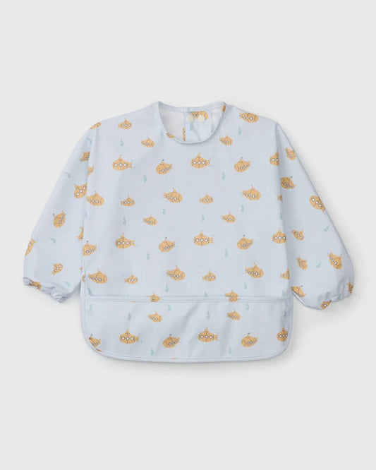 Loulou Lollipop Long Sleeve Bib - Ocean Explorer