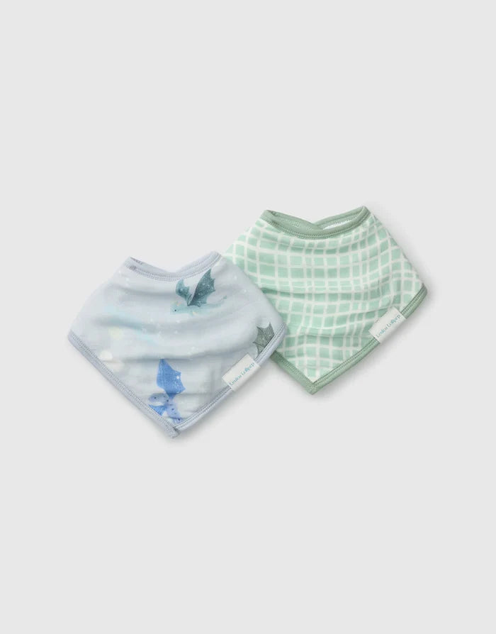 LouLou Lollipop Muslin Bandana Bib Set