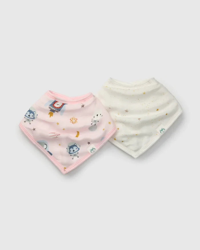 LouLou Lollipop Muslin Bandana Bib Set