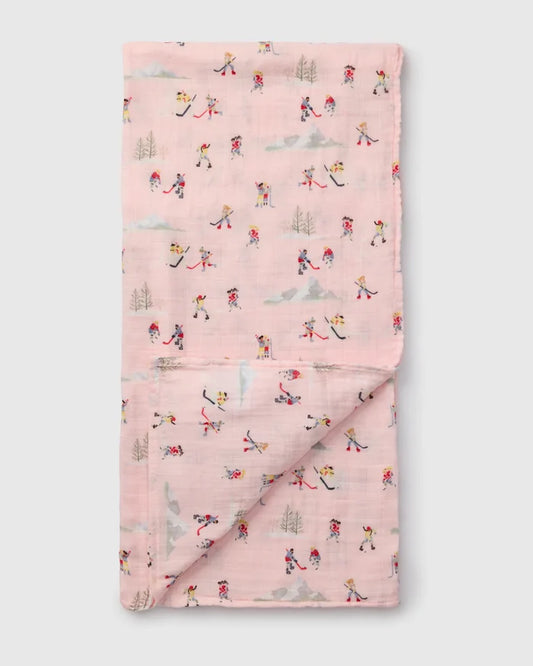 Loulou Lollipop Muslin Swaddle - She Shoots She Scores