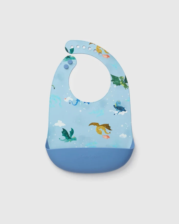 Loulou Lollipop Silicone Bib Printed