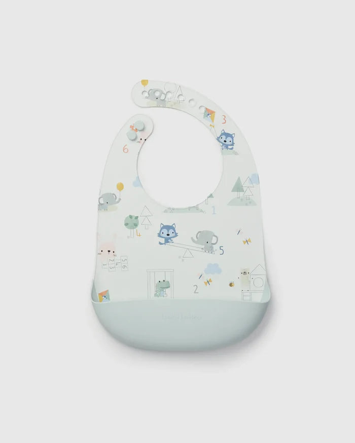 Loulou Lollipop Silicone Bib Printed