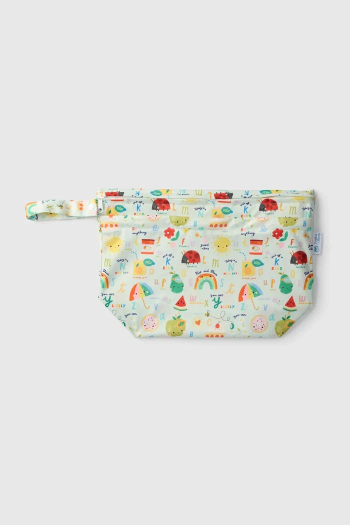 Loulou Lollipop Wet Dry Bag - Alphabet Smiles